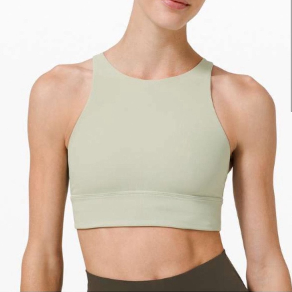 lululemon Energy High-Neck Longline Bra
Medium Support, B–D Cups - Green Fern
